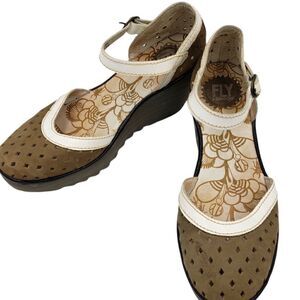 Fly London Wedge Closed Toe Sandal